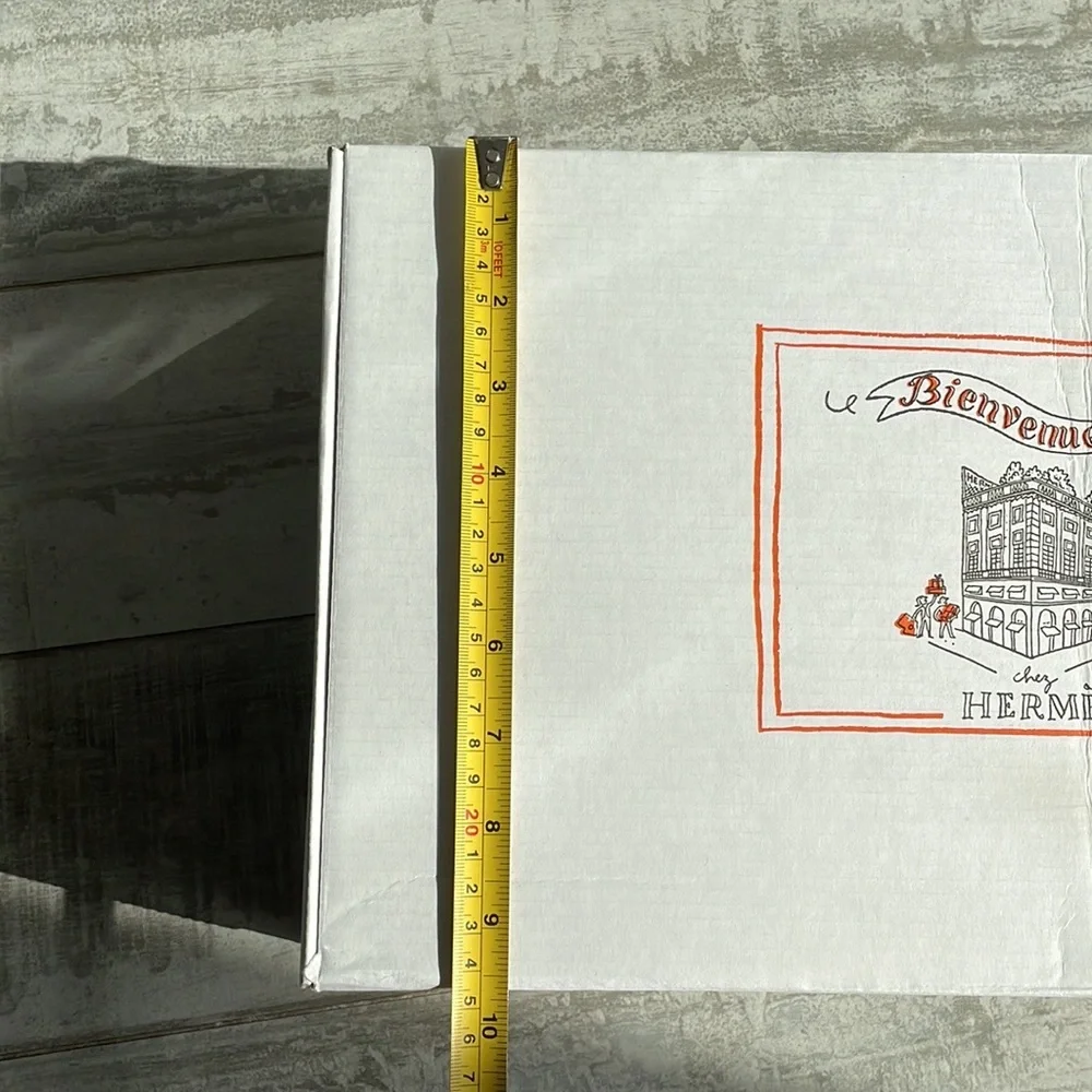 Hermes White box empty Gift Box package only